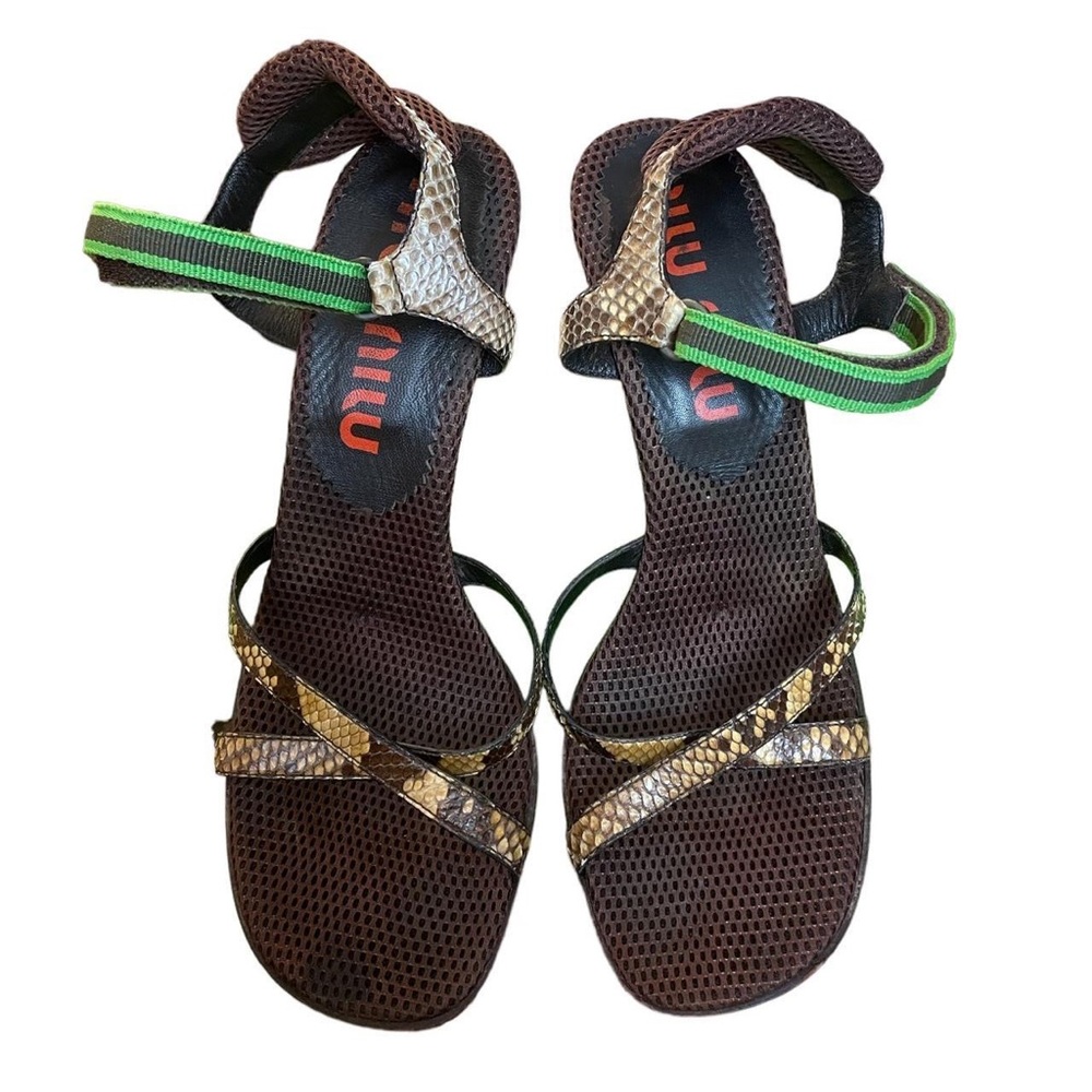 Vintage 90s Miu Miu Sandals